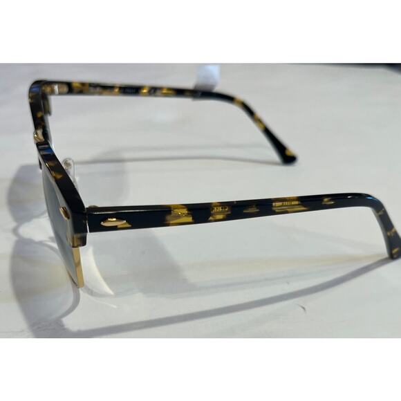 Ray-Ban Clubmaster Tortoise Frames with Blue Gradient Lenses - Brand New